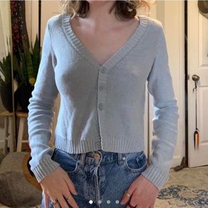 American Eagle cute Button Up Sweater